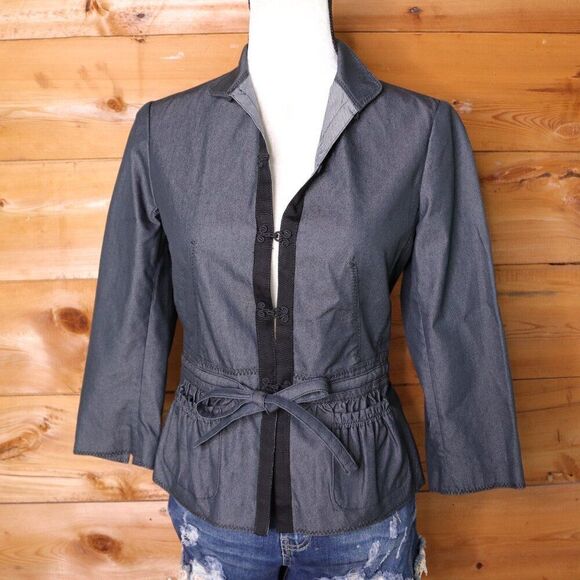 Magaschoni | 3/4‎ Sleeve Fitted Blazer Jacket 2 - Picture 2 of 6